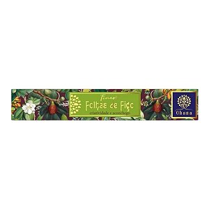 INCENSO OHANA FINEST FOLHAS DE FIGO Criatividade e Aconchego