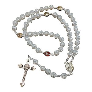 Terço Pescoço Religioso Nossa Senhora Aparecida FLORZINHA