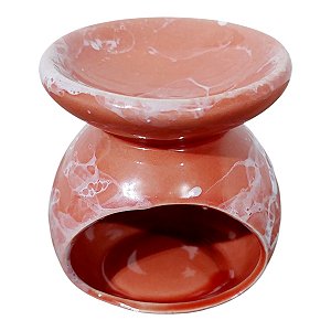 Difusor AROMATIZADOR RECHO CERAMICA LARANJA AROMATERAPIA 8 c