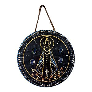 Quadro Mandala Enfeite SANTA Nossa Senhora Aparecida 16 CM