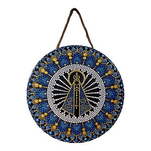 Quadro RELIGIOSO SANTA Mandala Nossa Senhora AparecidA