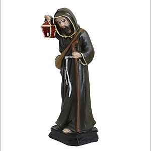 Imagem São Longuinho Resina 18 cm santo santa soldado