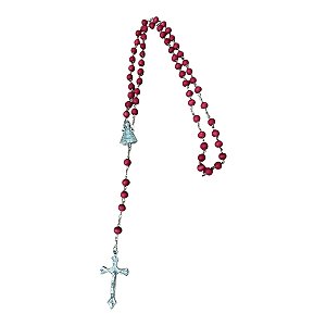 Terço Perfume De Rosas Nossa Senhora Aparecida VERMELHO