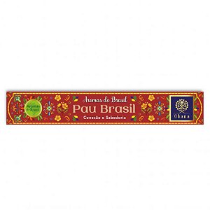 INCENSO OHANA 15 vareta Pau-Brasil amadeirado Aromas Brasil