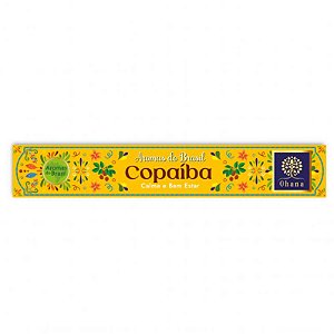 INCENSO OHANA 15 vareta Copaíba Calma Bem Estar AROMA BRASIL