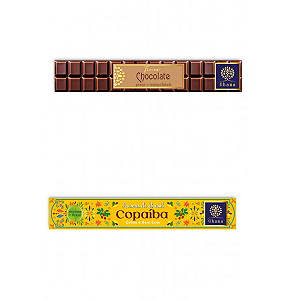 kit 2 caixa INCENSO OHANA FINEST 1 chocolate e 1 COPAÍBA
