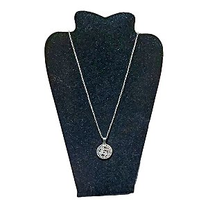 COLAR corrente AÇO INOX 60 CM pingente SIGNO sagitario