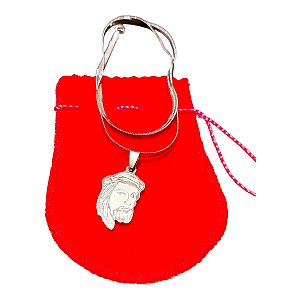 COLAR corrente AÇO INOX Snake pingente fase jesus cristo