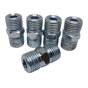 Niple Reto Rosca Macho 1/4” X 1/4” Bsp