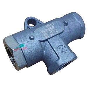 VALVULA DUAS VIAS M22 COM SUPORTE TIPO WABCO 4342080290