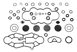 Jogo de Reparo Parcial Válvula 6 Vias Knorr MB 1214 1620