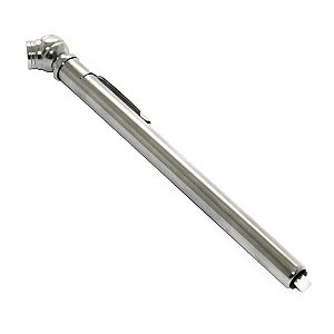 CALIBRADOR DE AR PNEU MANUAL TIPO CANETA ALUMINIO 50 LIBRAS