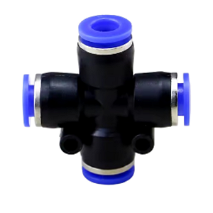 CRUZETA UNIÃO INSTANTÂNEA TUBO 4MM