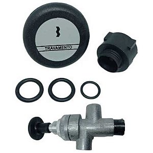 Reparo Completo Válvula Push-pull Carretas Botão Preto