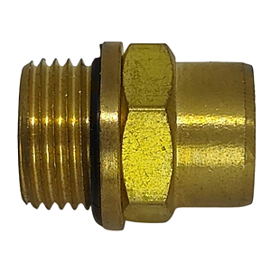 Adaptador Macho Latão M18x1,5mm x M14x1,5mm Fêmea