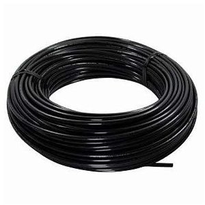 Tubo Tecalon Nylon Preto 18mm - 18x14mm