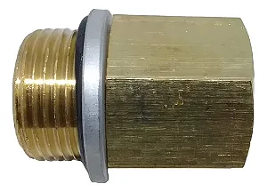 Conexão Redutora Macho M22x1,5mm X 1/2 Npt Fêmea