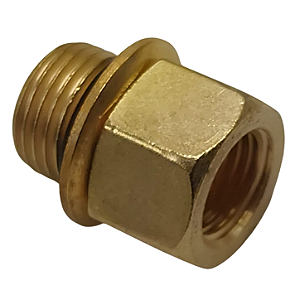 Adaptador Macho M16x1,5mm X 1/4 Npt (13,2mm) Fêmea