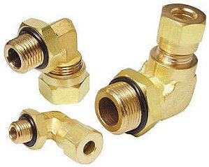 Cotovelo Rosca Macho M14x1,5mm x Tubo 16mm