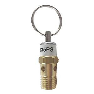 Válvula de Segurança Compressor 135 LBS Rosca 1/4