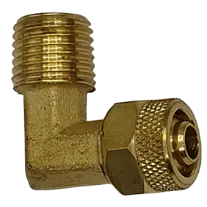 Cotovelo Bico Tubo 10mm x Rosca 1/4 Npt