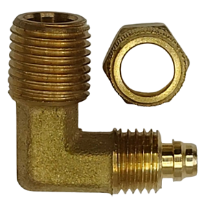 Cotovelo Bico Tubo 8mm x Rosca 1/4 Npt