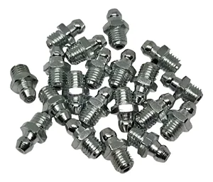 Bico Graxeiro Graxeira Reta 5/16'' Unf 24 Fios Aço