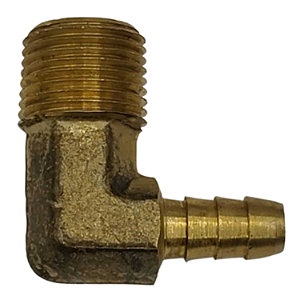 Cotovelo Latão Rosca Macho 3/8 X 5/16 Escama Para Mangueira