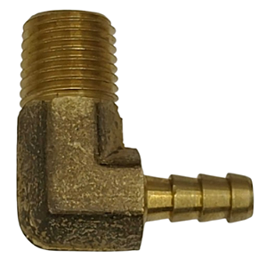 Cotovelo Latão Rosca Macho 1/4 X 1/4 Escama Para Mangueira