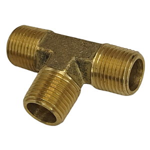 Tee Rosca Macho 1/2 Npt - 20,6mm Latão