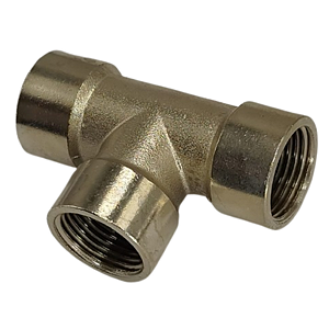 Tee Rosca Fêmea 3/8 Bsp - 16,6mm em Aço