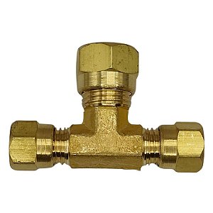 Tee União Porca Anilha Redução Tubos 6mm x 10mm x 6mm