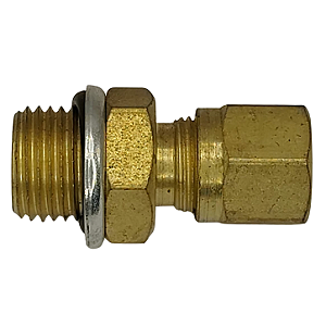 Conector Macho Rosca M16x1,5 x Tubo 3/8 - 9,53mm