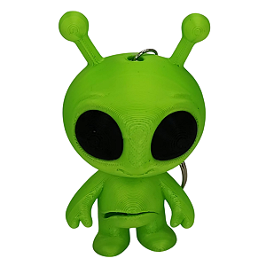 Chaveiro Impressão 3D Alienígena 8cm Premium