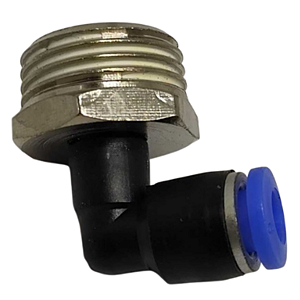 Cotovelo Macho Instantâneo Tubo 4mm x Rosca 3/8 Npt