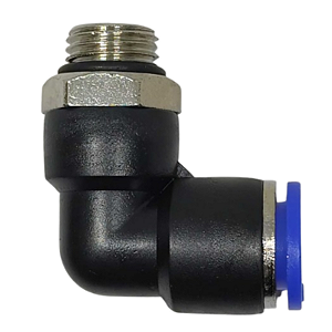 Cotovelo Macho Instantâneo Tubo 8mm x Rosca 3/8 Bsp