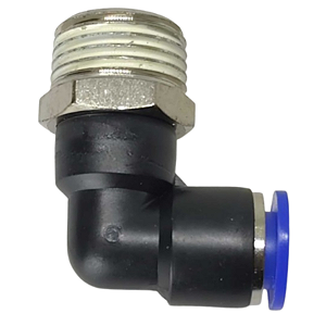 Cotovelo Macho Instantâneo Tubo 12mm x 1/2 Npt