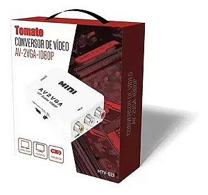 CONVERSOR DE VIDEO AV2 PARA VGA TOMATE MTV-613