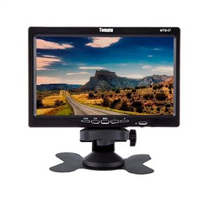 MONITOR 7" VEICULAR PARA CAMERA RE TOMATE MTM-070