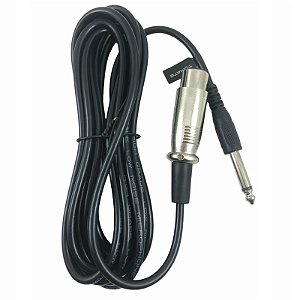 CABO DE MICROFONE P1O MACHO PARA XLR FEMEA 3M TOMATE MCB-014