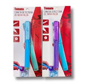 CANETA DETECTORA DE NOTAS FALSAS TOMATE MYC-02