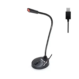 MICROFONE DE MESA COREANO COM FIO TOMATE MT-1008