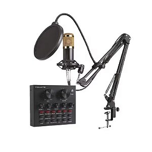 MICROFONE CONDENSADOR PROFISSIONAL COM FIO TOMATE MT-3502