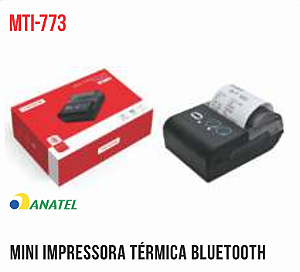 MINI IMPRESSORA TERMICA BLUETOOTH TOMATE MTI-773