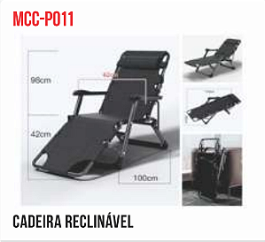 CADEIRA DOBRAVEL PORTATIL ATE 140KG TOMATE MCC-P011