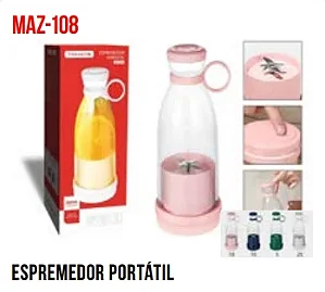 COPO MIXER PORTATIL 380ML TOMATE MAZ-108