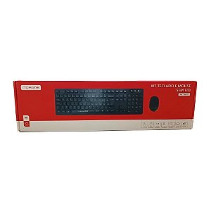 KIT TECLADO E MOUSE SEM FIO 2.4GHZ TOMATE MKT-W111