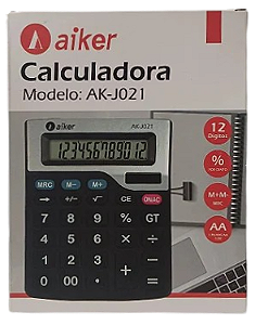 CALCULADORA ELETRONICA 12 DIGITOS AIKER AK-J021