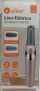 LIXA ELETRICA ESFOLIADOR PARA PES AIKER AK-M001