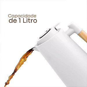 CHALEIRA TERMICA COM DISPLAY INTELIGENTE 1L TOMATE AK-1022